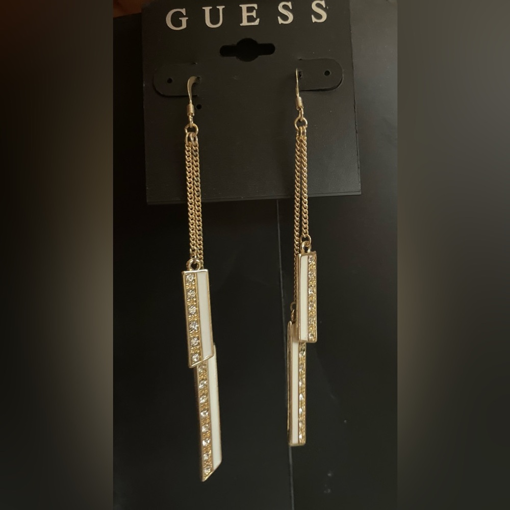 Guess dangle earrings